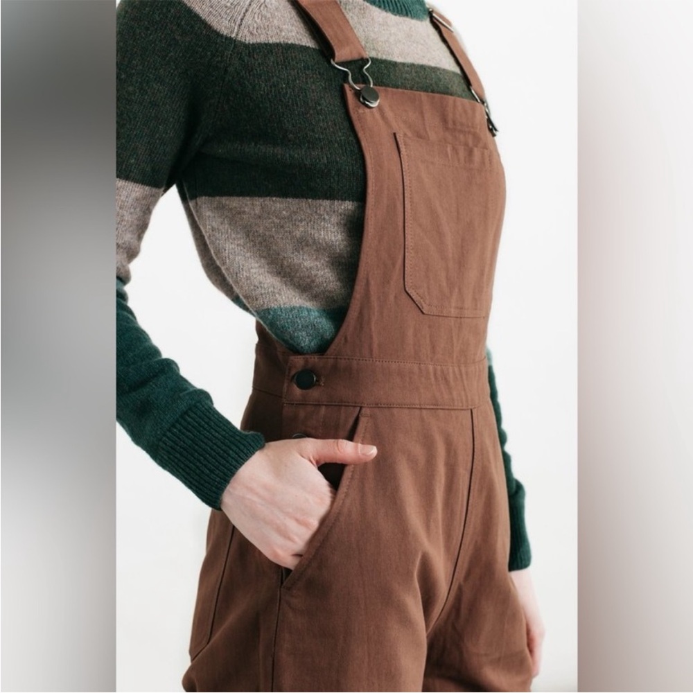 BRIDGE & BURN ROSCOE OVERALL - TERRACOTTA
high waist wide leg Sz 26 overall - Picture 4 of 12